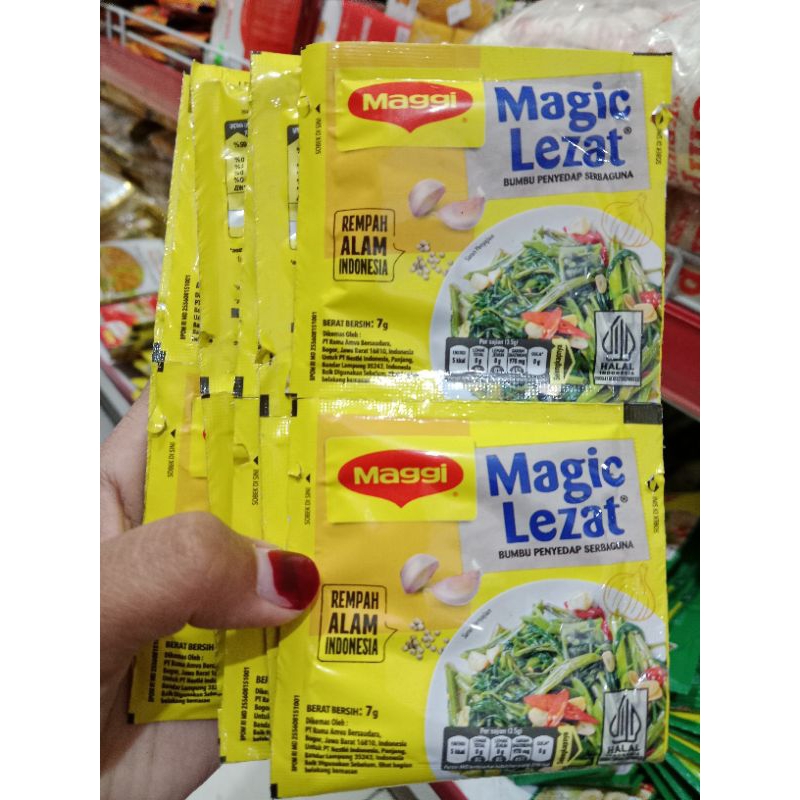 

MEGIC LEZAT(1 RCNG ISI 12)/KALDU JAMUR/BUMBU PENYEDAP SERBAGUNA