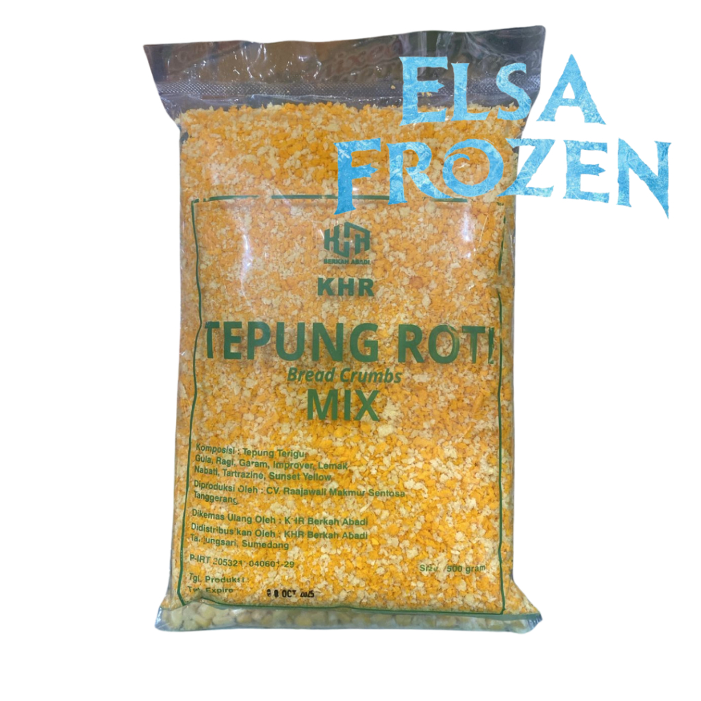 

KHR BREADCRUMBS MIX 500GR / TEPUNG PANIR / TEPUNG ROTI