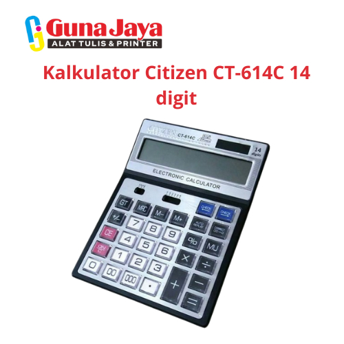

Kalkulator Citizen CT-614C 14 digit