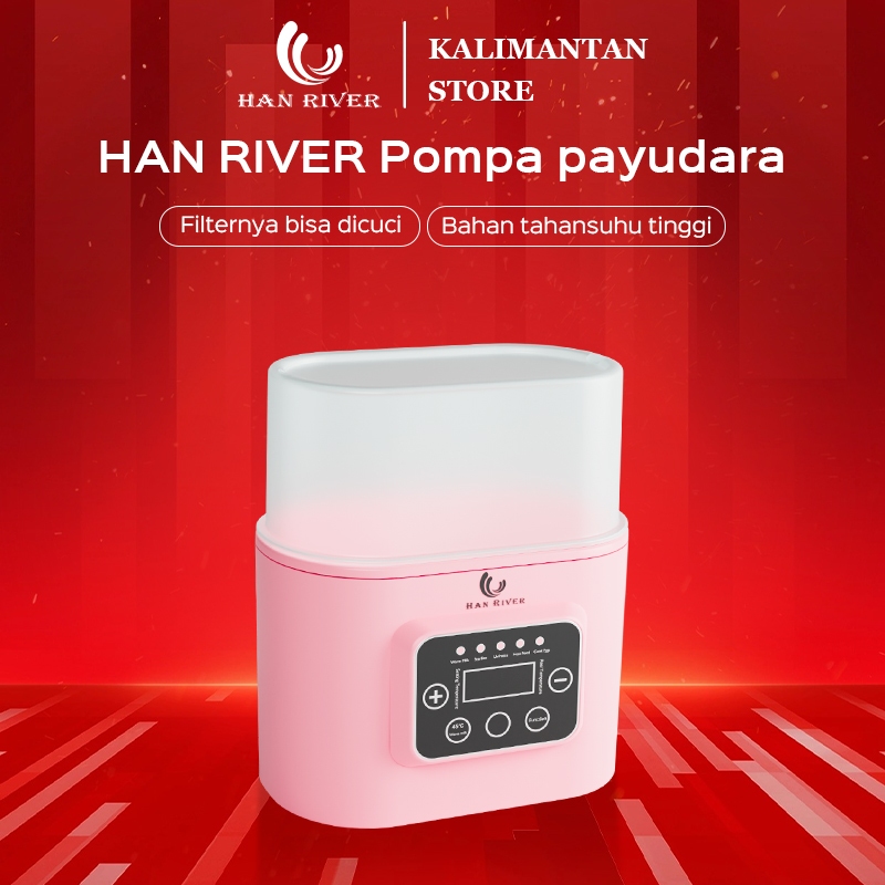 [Pengiriman dari Banjarmasin]HAN RIVER Penghangat Susu Bayi HRNNQ01BU Alat Steril Botol Susu Bayi