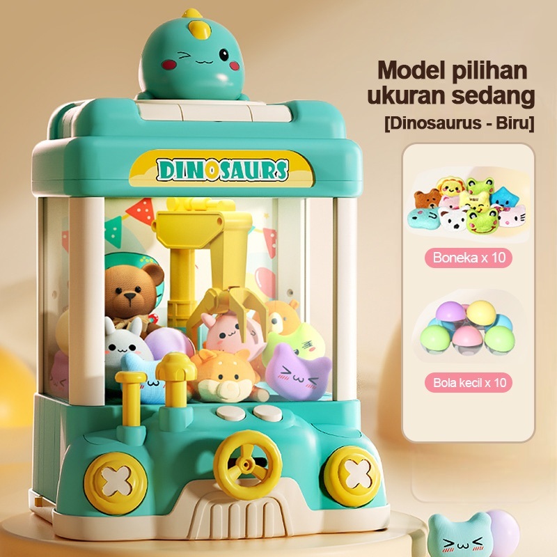Mesin capit anak / Capit boneka mini rumah / Mesin capit mainan gacha operasi koin / Mainan Hadiah G
