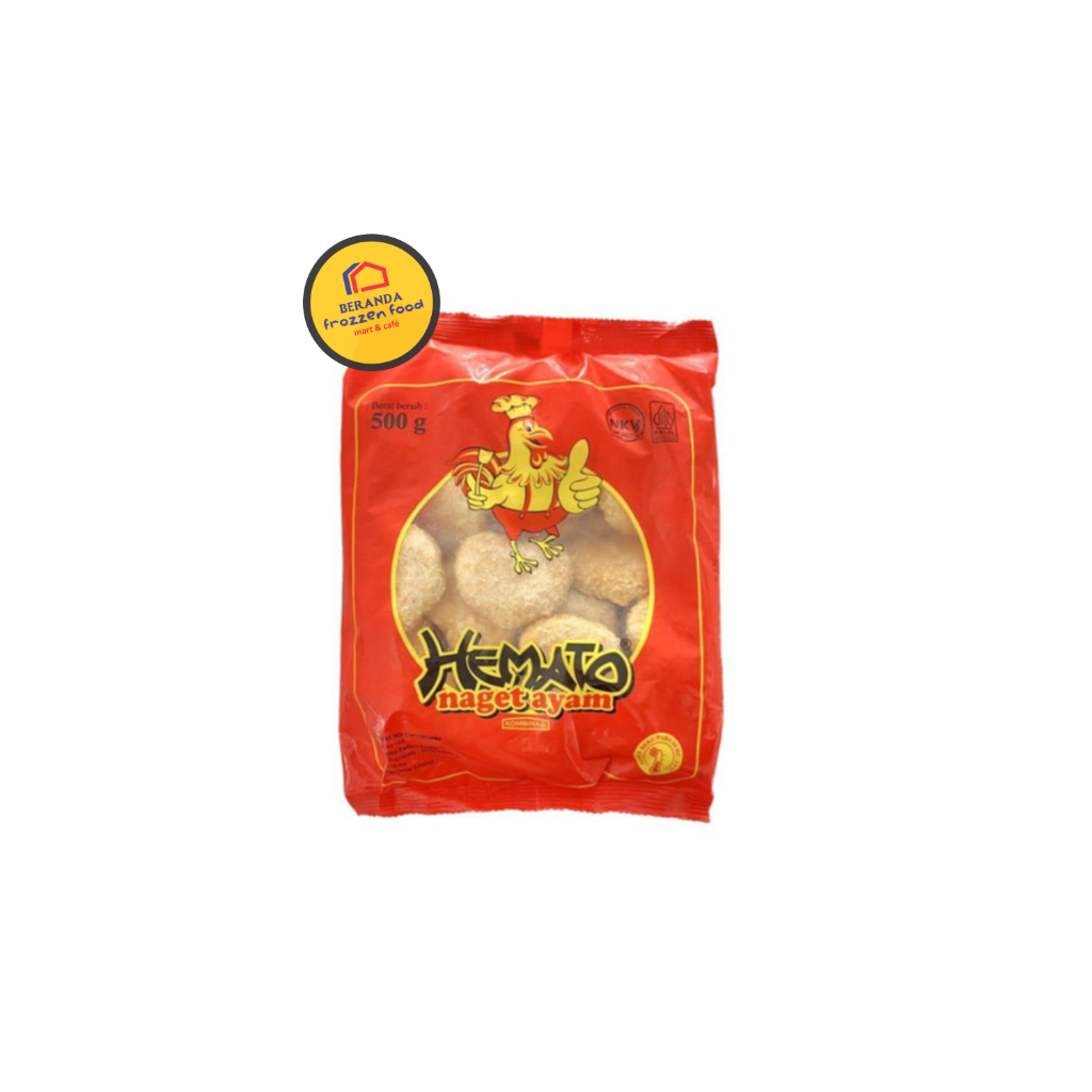 

HEMATO NUGGET 500GRAM/ MURAH / 100% HALAL / FROZEN FOOD / SOSIS / NAGET / DUMPLING / SIAP SAJI