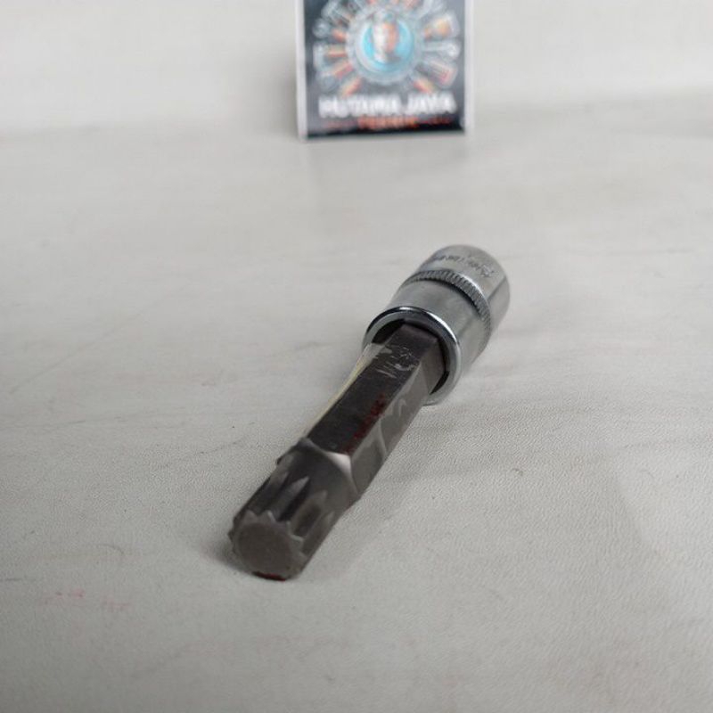 Kunci L bintang 12 Sock sok M 9,5 M10 M12 1/2 Long ( M9,5 M10 M 12 pilih di Variasi )