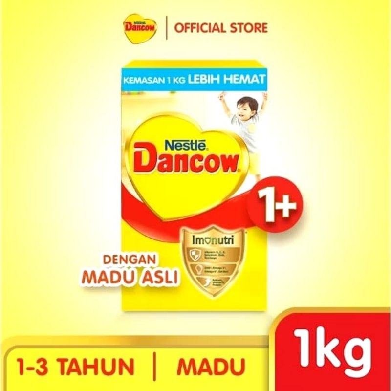 

Dancow 1+ dan 3+ 1kg Rasa Madu/Vanila