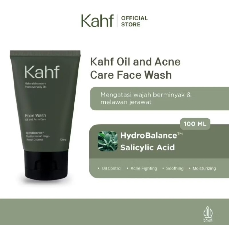 Kahf Oil and Acne Care Face Wash