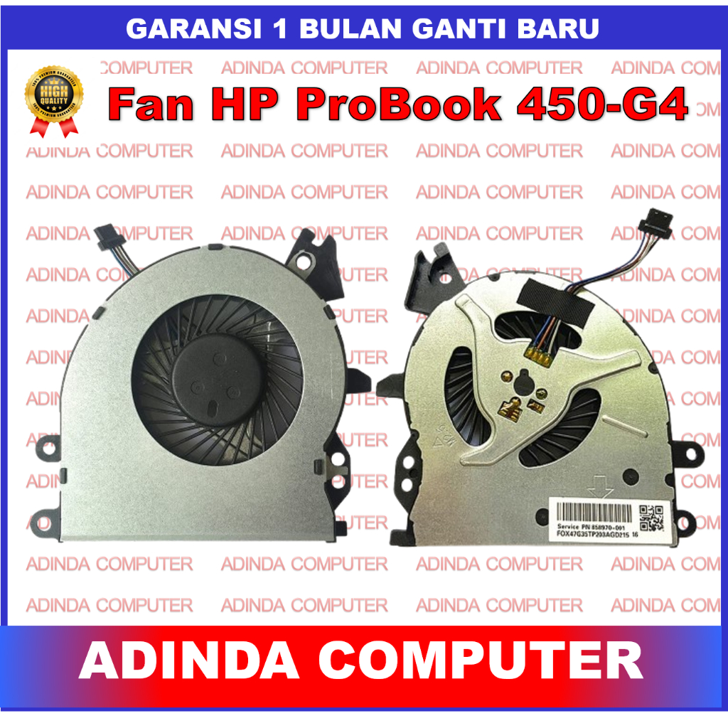 Kipas Fan HP ProBook 450-G4 455 G4 470 G4