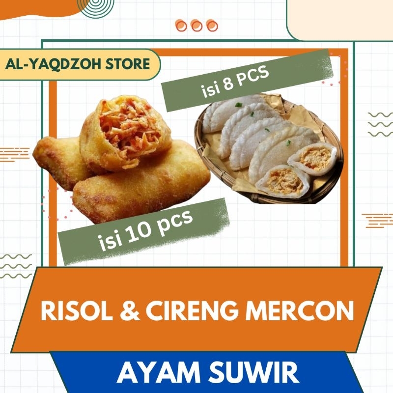 

Risol Mercon FROZEN FOOD | isi Ayam - 1 Pack isi 10 pcs