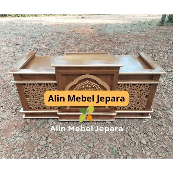 Meja Majelis, mimbar lesehan pengajian Minimalis kayu jati jepara