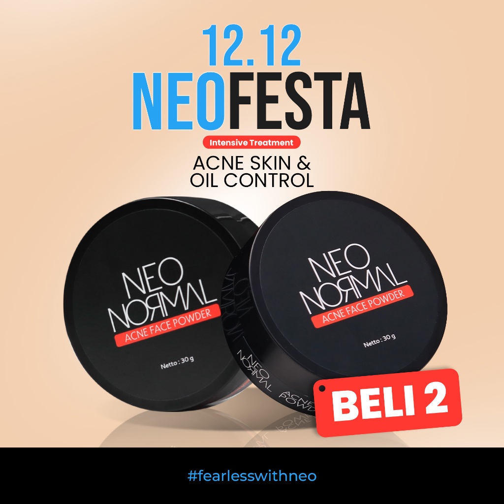 NEO NORMAL Acne Face Powder 30 Grm Beli 2 | Penghilang Jerawat / Anti Acne