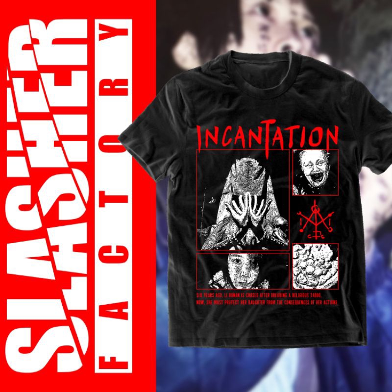Kaos Horror Movie/Film INCANTATION tshirt