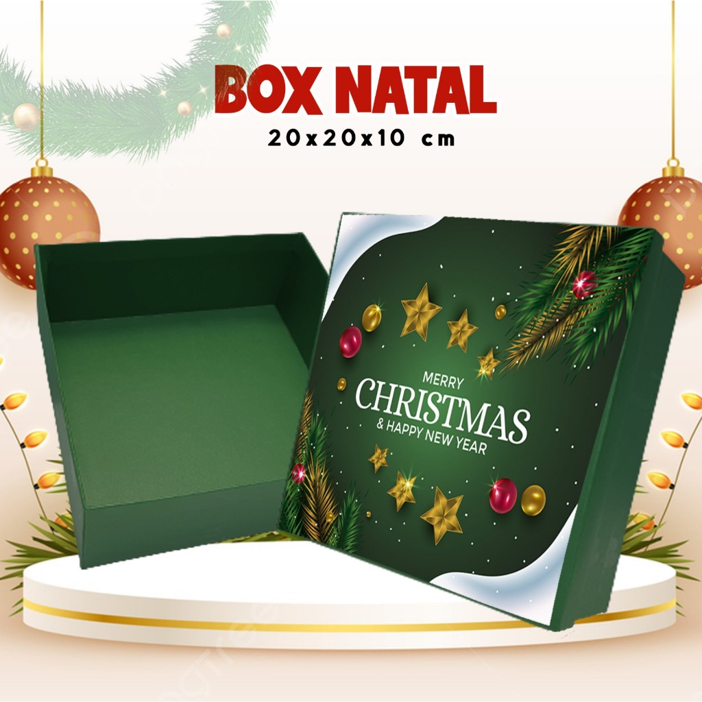HARDBOX CUSTOM MERRY CHRISTMAS / HARDBOX SET HAMPERS / HARDBOX EKSEKUTIF NATAL