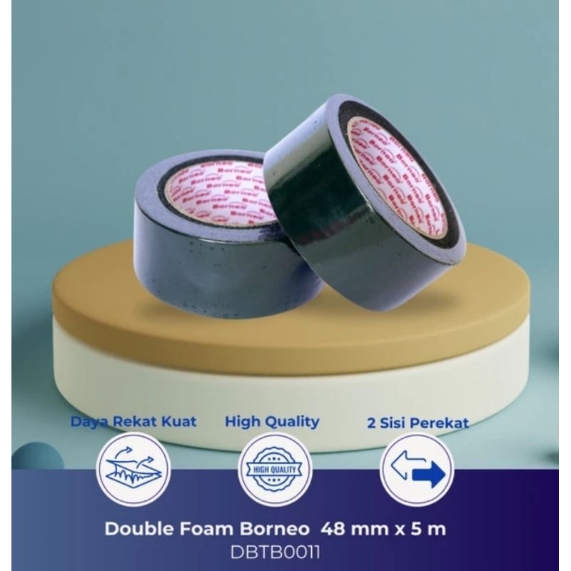 

Double Tape Foam 48mmx5m Borneo - 1 Buah