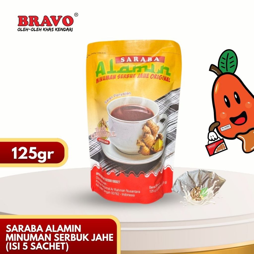 

SARABA ALAMIN MINUMAN SERBUK JAHE ORIGINAL (ISI 5 SACHET)