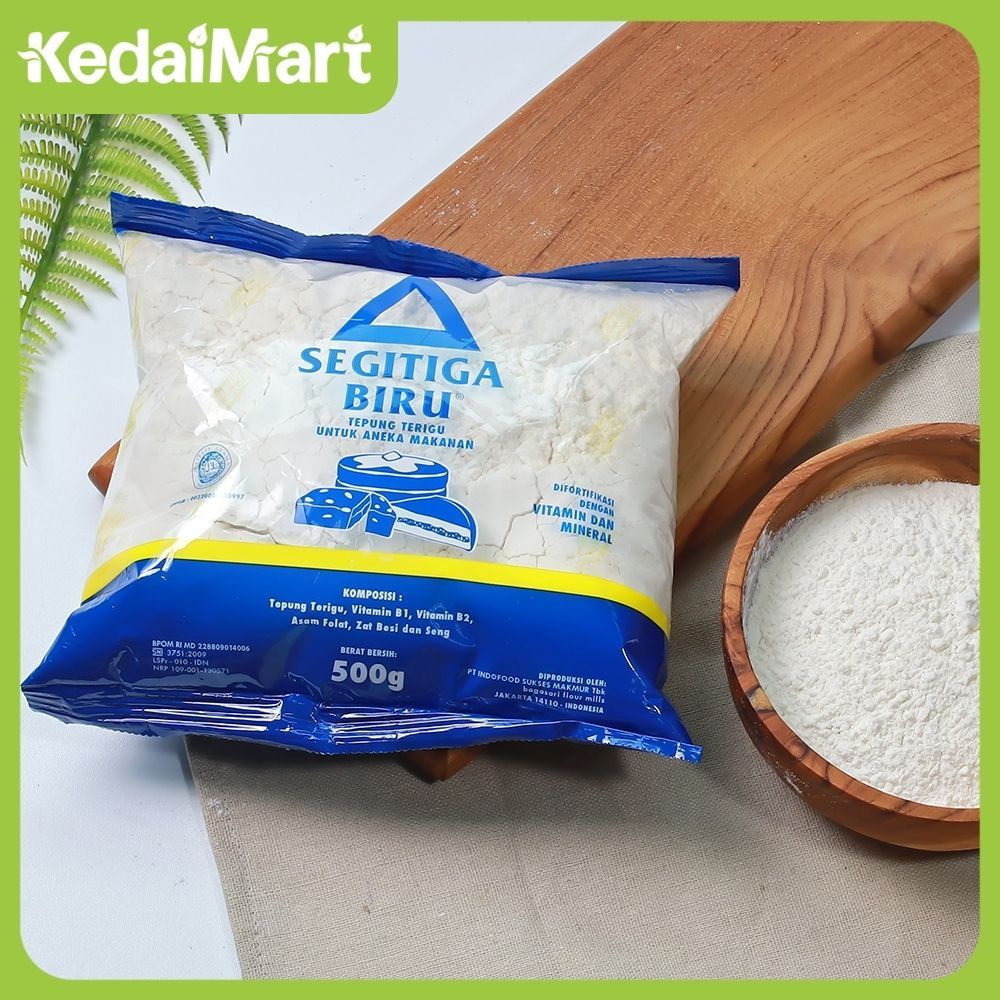 

(Gift Not For Sale) - Tepung Terigu Segitiga Biru 500 Gram