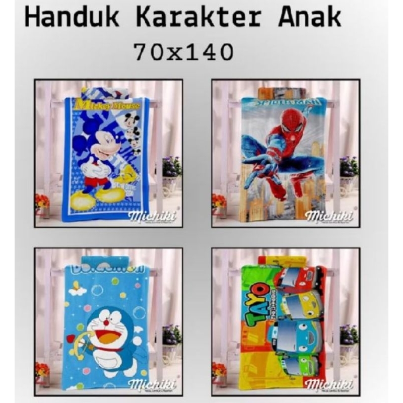 ~ HANDUK KALAKTER ANIME BAHAN LEMBUT DAN CANTIK