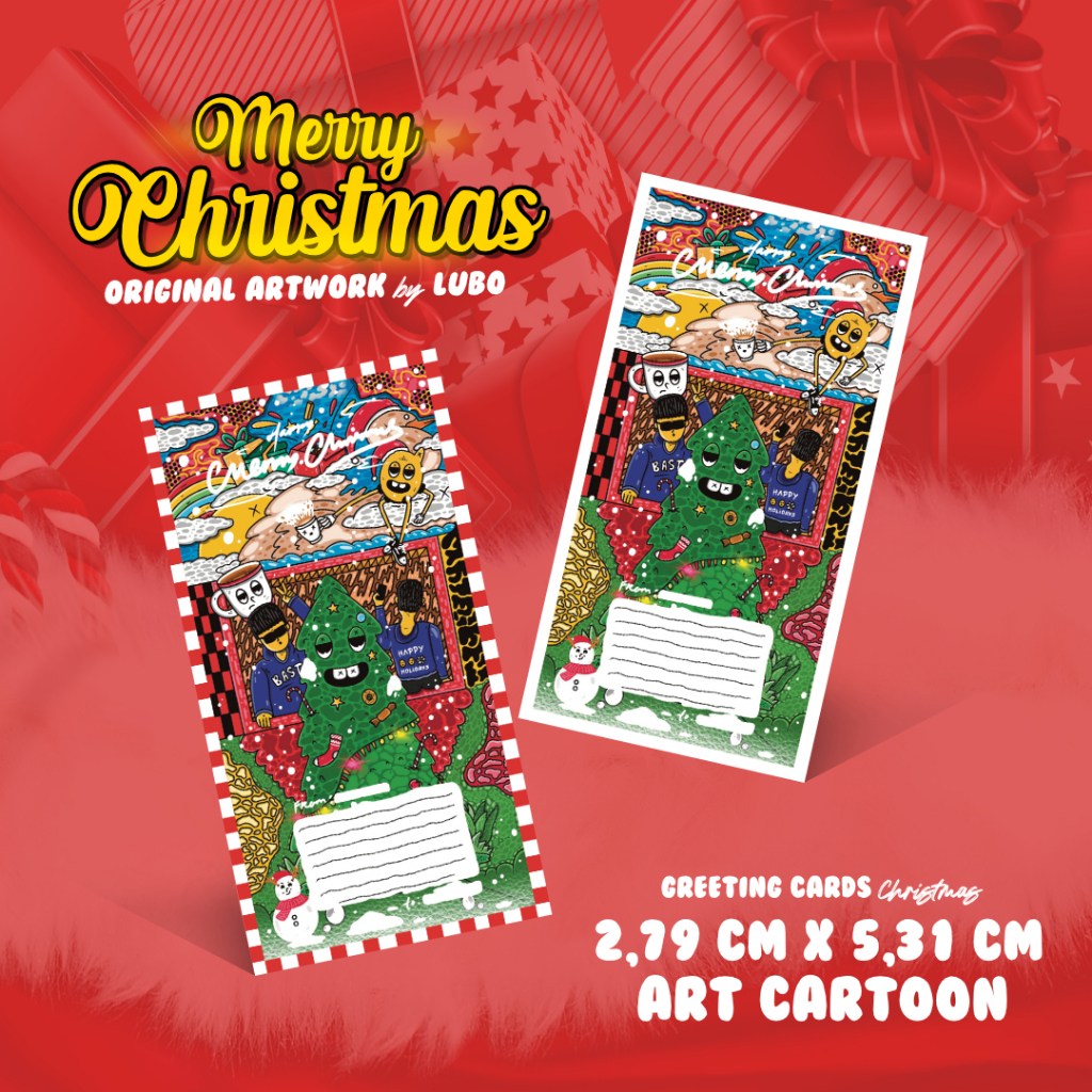 

Kartu Ucapan Natal / Merry Christmas Artwork By Lubo Greeting Card