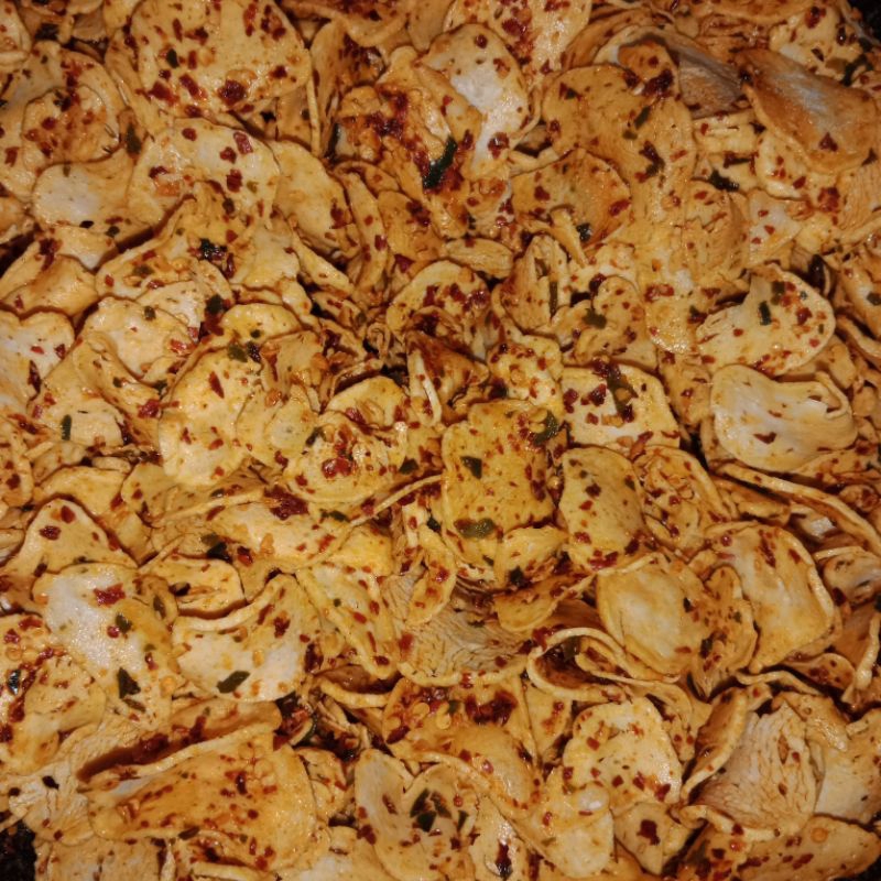 

Basreng daun jeruk | Basreng chilioil | Basreng koin | Basreng 250gr