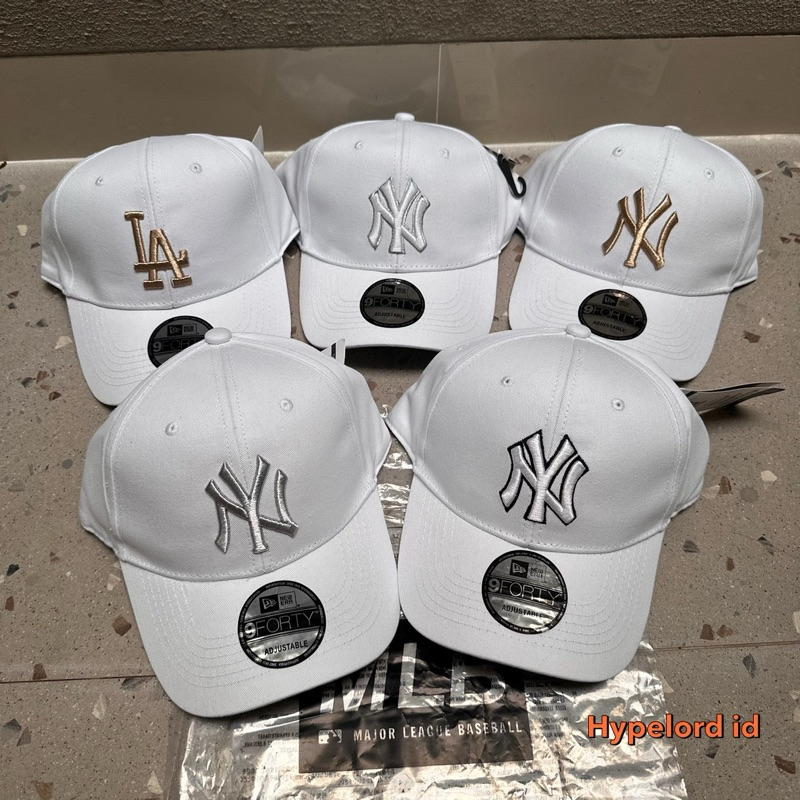 Topi Ny la Newyork Cap Putih / White Edition / Baseball Cap Putih