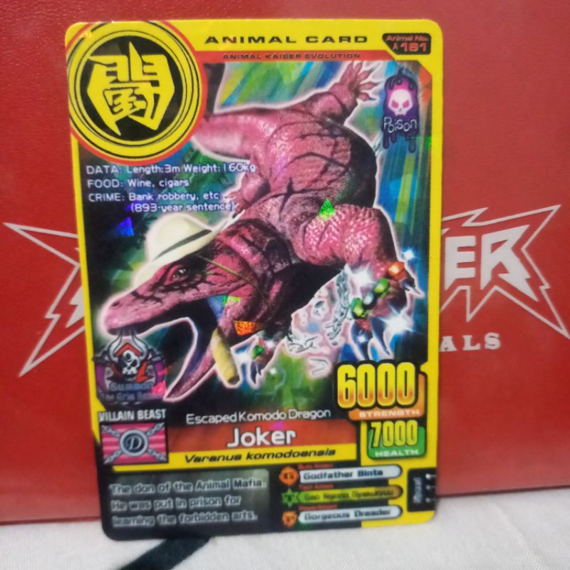 Kartu Animal Kaiser card Joker