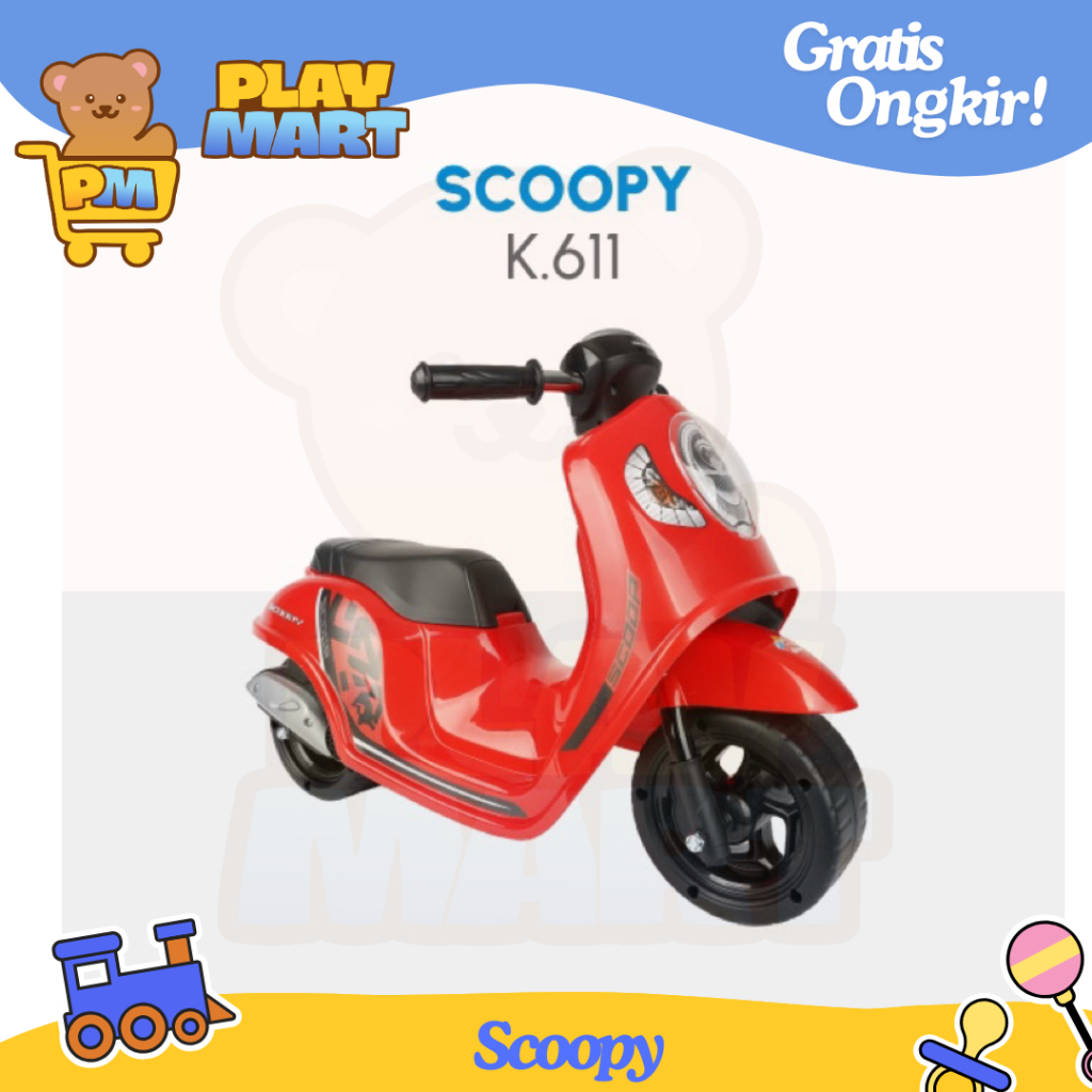 Mainan Anak Foot To Foot Model Honda Scoopy Mainan Anak Motor-Motoran Model Honda Scoopy