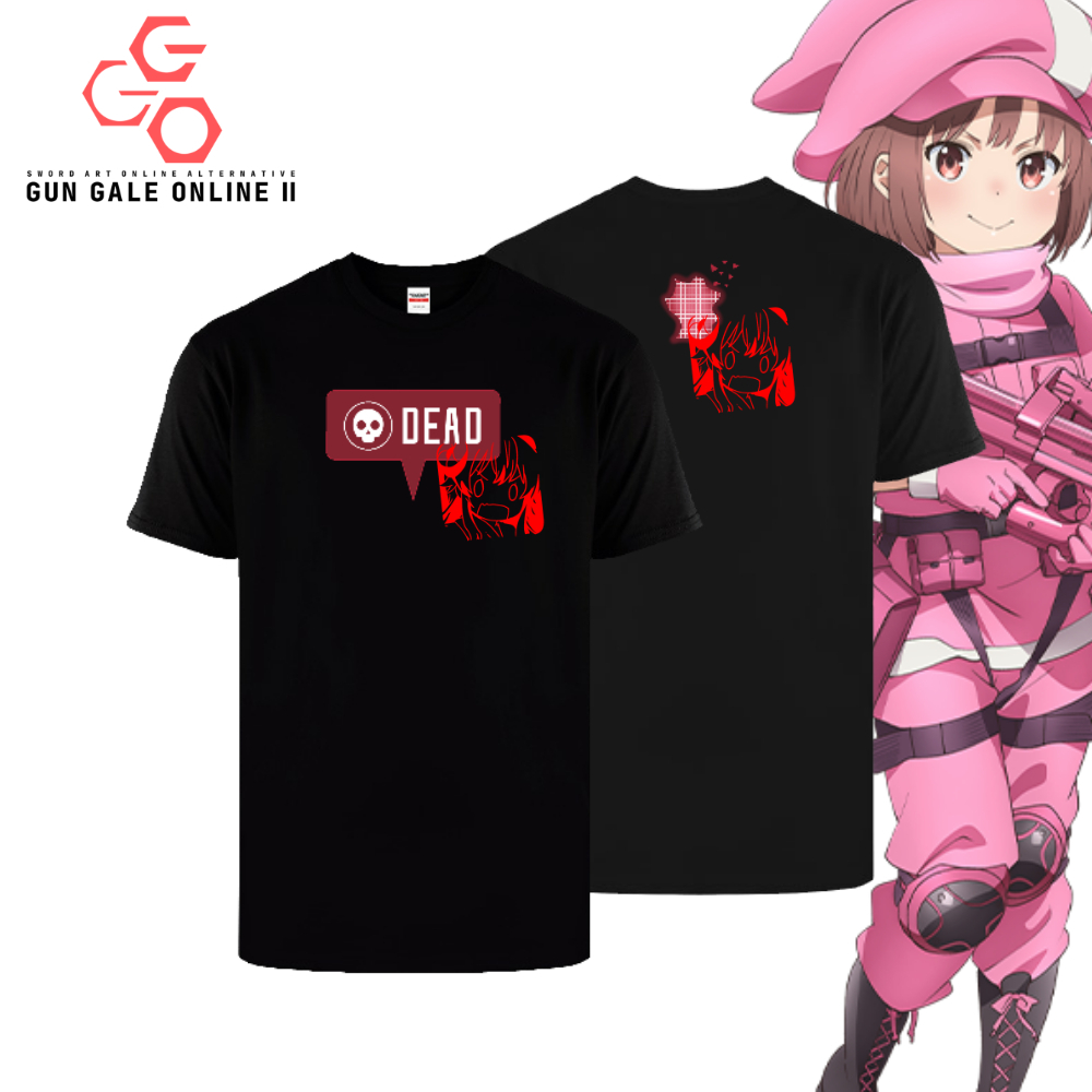 Kaos Anime Sword Art Online You are dead T-shirt Ver.2.0 [Sword Art Online Alternative: Gun Gale Onl