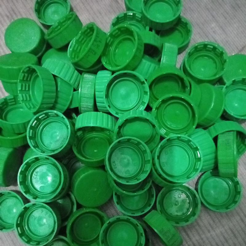 tutup botol bekas sprite cocacola company warna hijau
