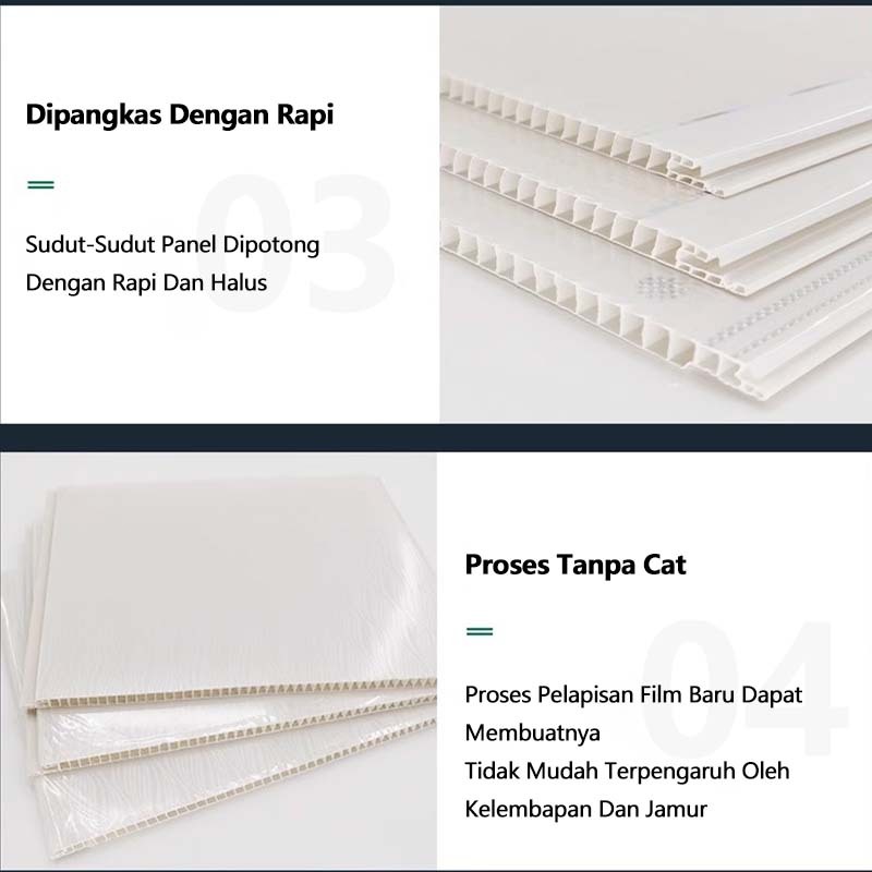 Plafon PVC Permeter / Plafon PVC Estetik High Quality / PVC High Quality Tahan Rayap / PLAFON PVC /