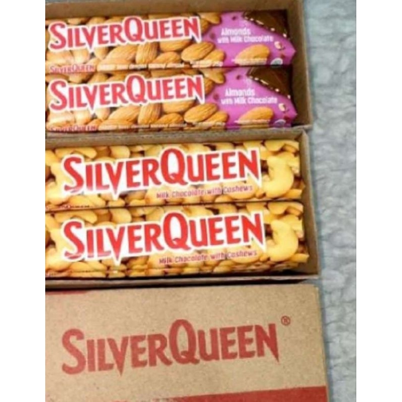 

SILVERQUEEN 25GR 1 BOX ISI 10 PCS