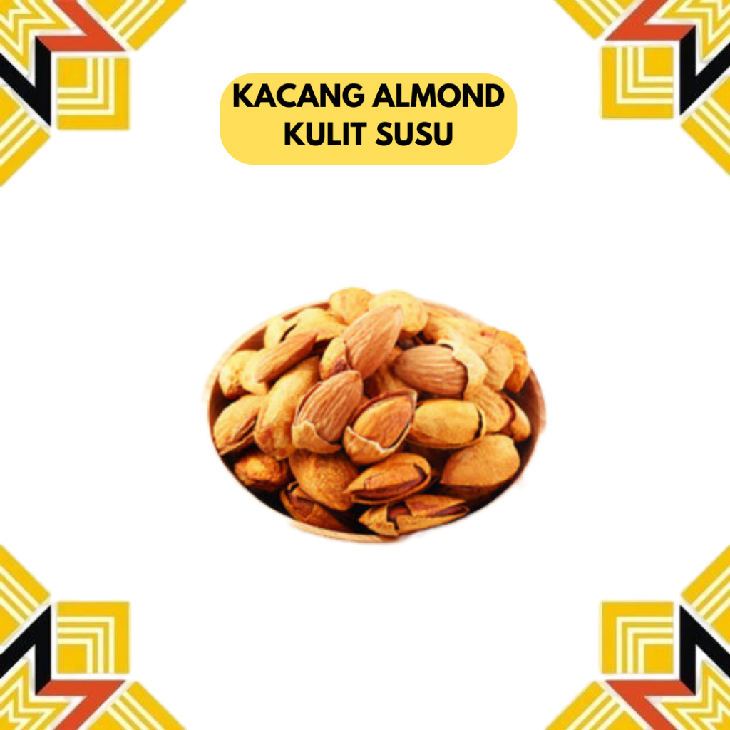 

KACANG ALMOND KULIT SUSU – CAMILAN SEHAT DAN LEZAT