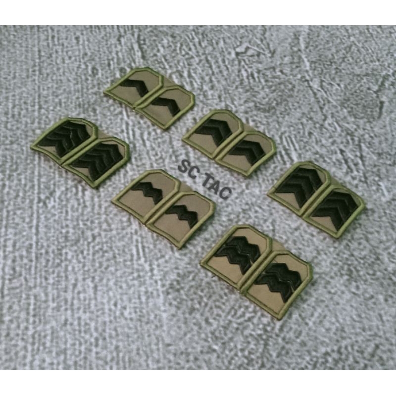 Pangkat PDL HIJAU BRIMOB TIMBUL BINTARA/Pangkat PDL HIJAU BRIMOB TIMBUL