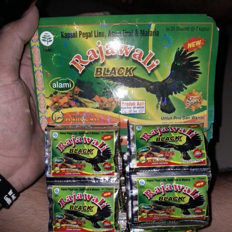 KAPSUL RAJAWALI BLACK (ORIGINAL)