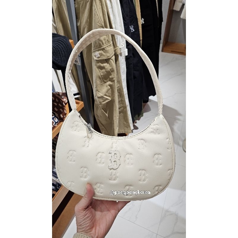 MLB Classic Monogram New Embo Hobo Bag 3ABQS024N