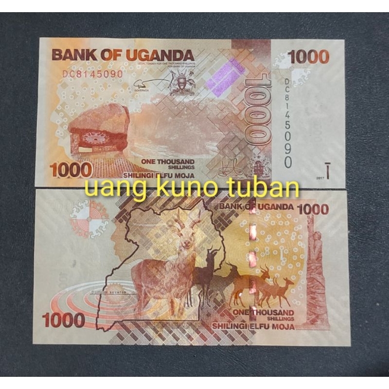 uang asing Uganda 1000 Shillings
