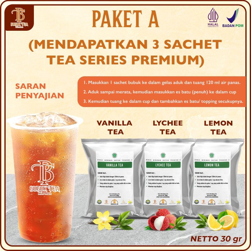 

BUBUK PAKET 3 RASA KEMASAN SACHET 3PCS 30GR