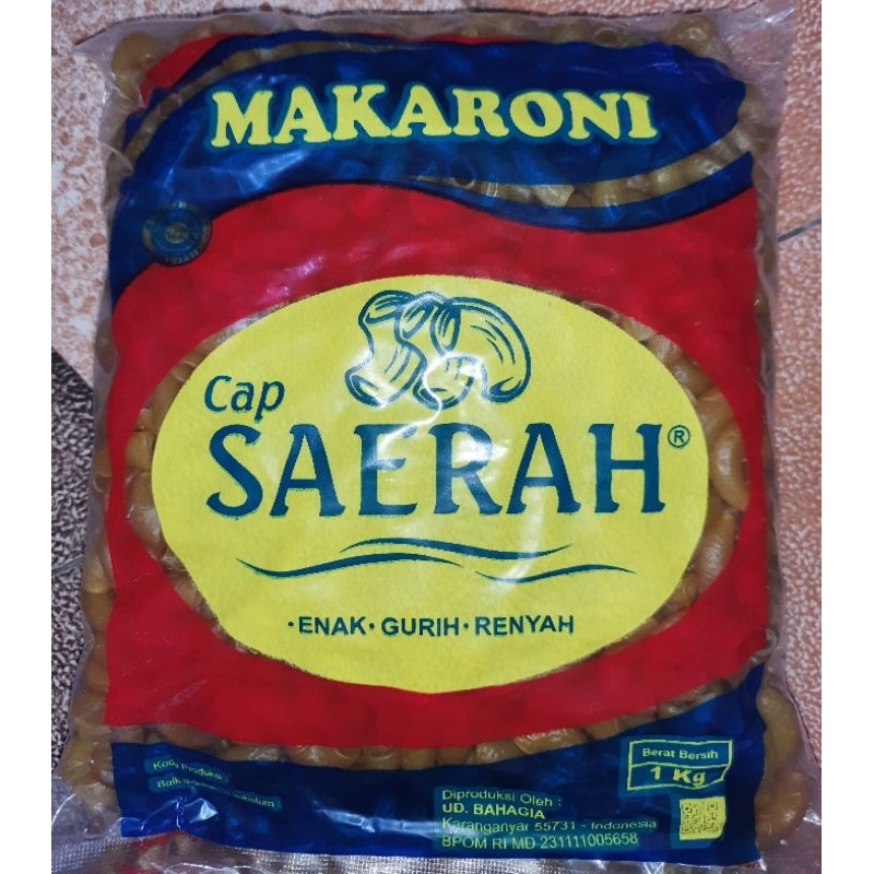 

MAKARONI CAP SAERAH 1KG