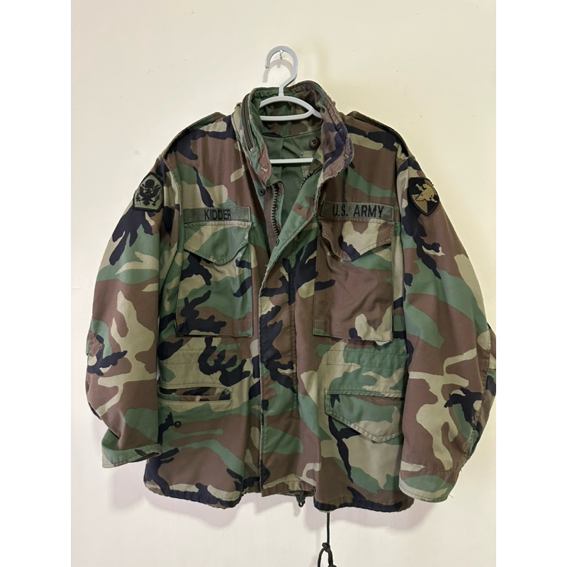 Jaket M65 woodland field jacket