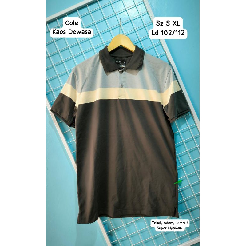 Kaos Kerah Pria Dewasa Original Brand Cole