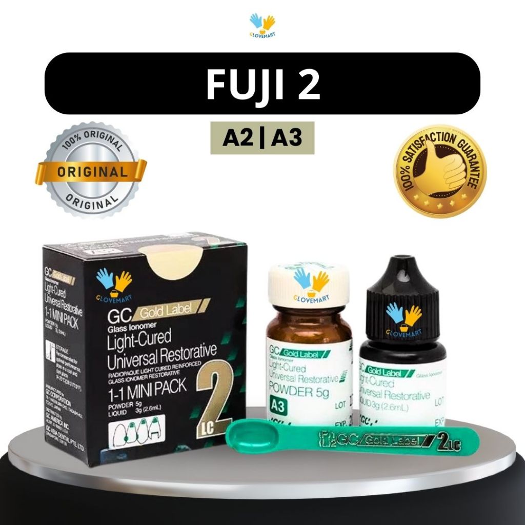 FUJI 2 Light Cured / GIC FUJI 2 GC GOLD LABEL LC Mini Pack