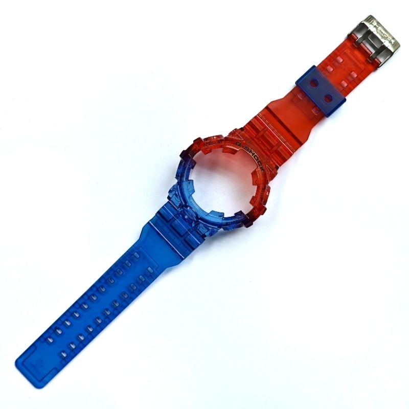 BNB STRAP BEZEL CASIO GSHOCK G SHOCK GA 700 GA 710 JELLY CLEAR TRANSPARAN CAPTAIN AMERICA