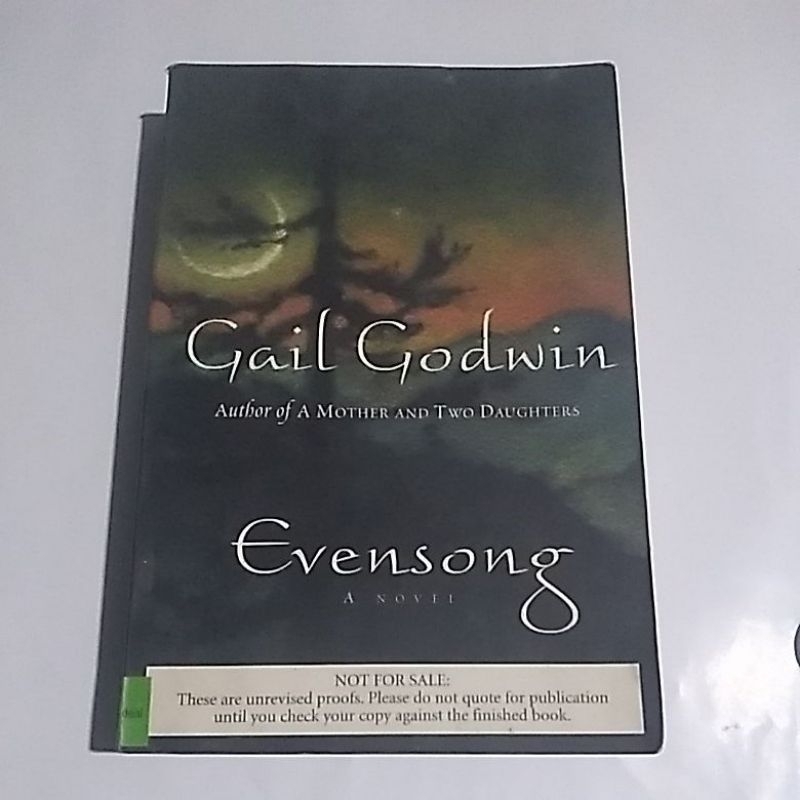 GAIL GODWIN EVENSONG (A NOVEL )