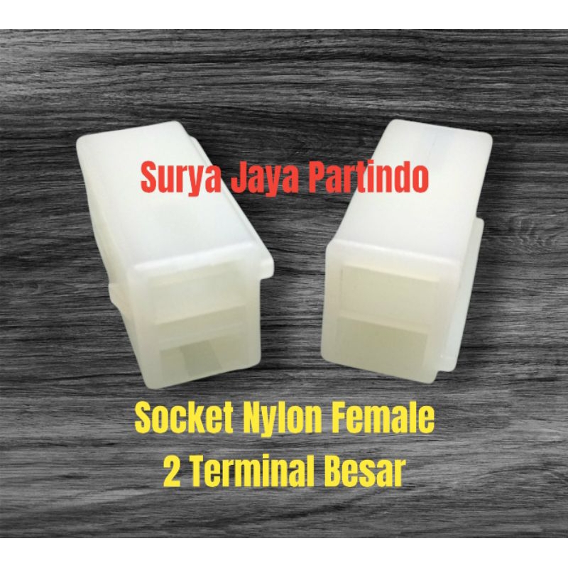 SOCKET 2 PIN JUMBO / SOKET 2 PIN JUMBO / SOCKET 2 PIN JUMBO MOTOR Automotif