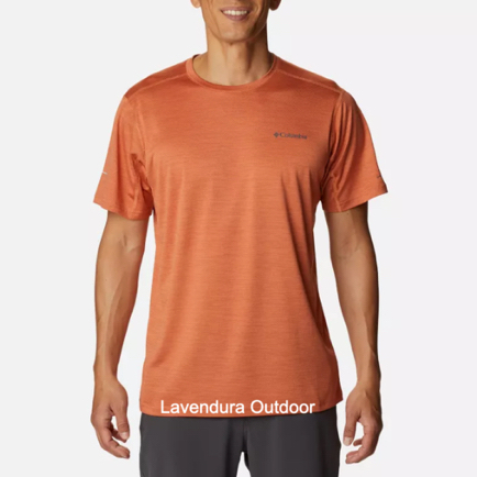 Baselayer columbia omni freeze desert orange kaos outdoor mid layer trail running hiking gunung fish