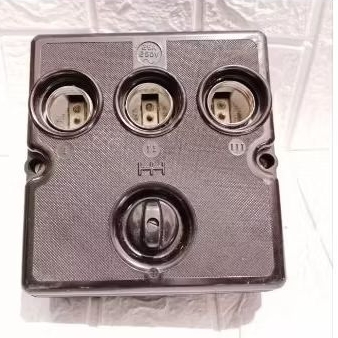 box fuse sekring listrik 3pas lubang  asli merk HH anti panas