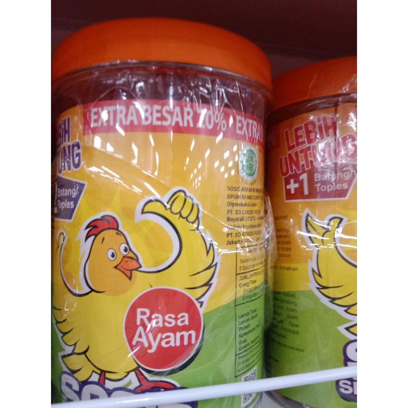 

Sosis so nice siap makan Ayam & Sapi 525grm 24+1