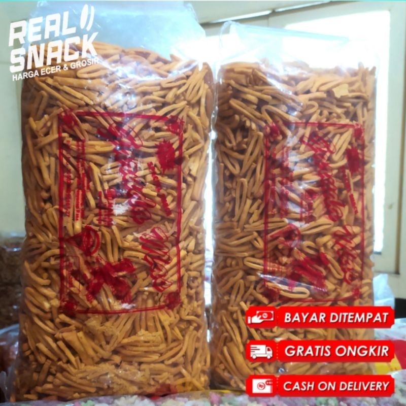 

Stik Capit Gurih / Cemilan Capit Yuyu Enak Gurih Renyah 1kg