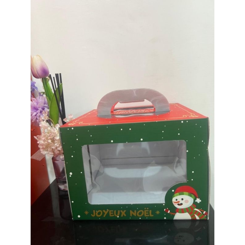 

kotak 22x22 handle Christmas Red green