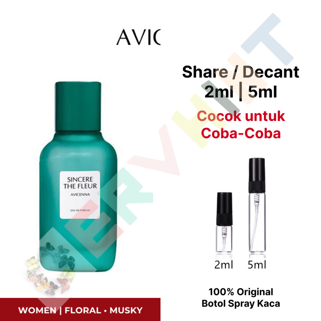 [Share / Decant] Avicenna Sincere The Fleur Women EDP Eau De Parfum - Parfum Wanita