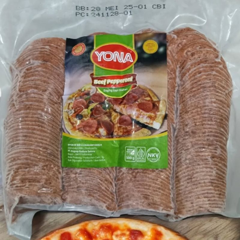 

Beef Pepperoni Yona Koin 500gr / Yona Beef Pepperoni