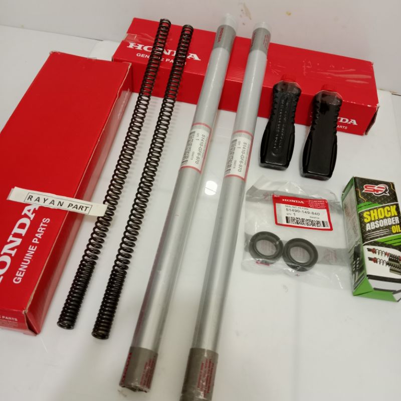 sok depan komplit honda Gf6 win win win100 Gl 100 per+sok+seal+oli