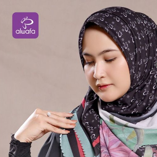 READY SCARF WAFA FOR PALESTINE ALWAFA HIJAB BAHAN VOAL PRINTING